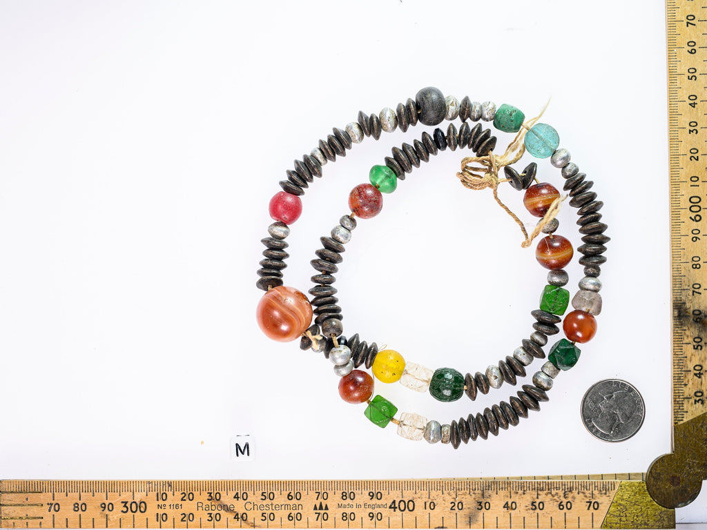 Vintage Ebony Tasbih Prayer Beads from Mauritania 0868M-P