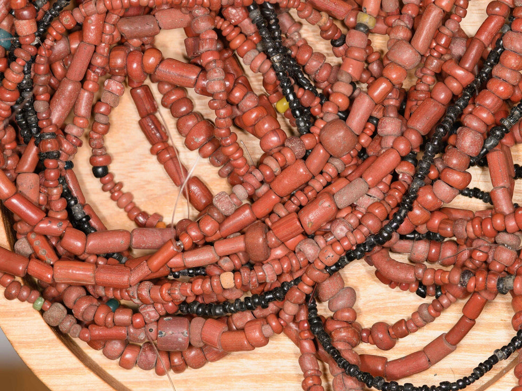 Brick Red Ancient Excavated Indo-Pacific Beads