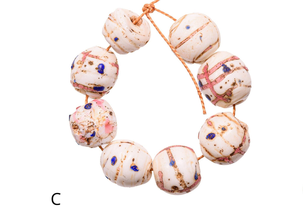 Antique Venetian African Trade "Medicine Man" Beads, group of 8 (0458)