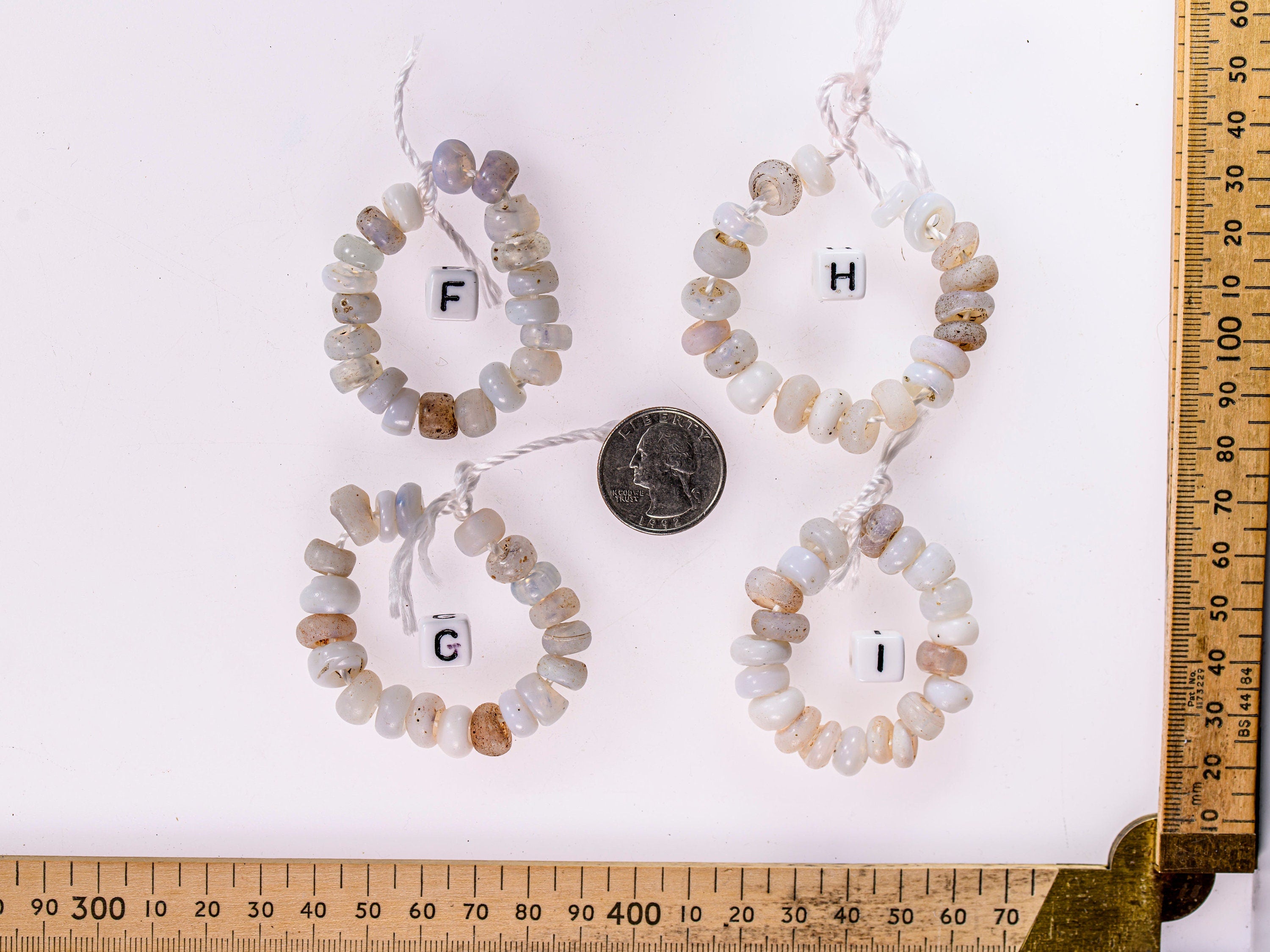 Antique Dutch Moon Beads from Ethiopia