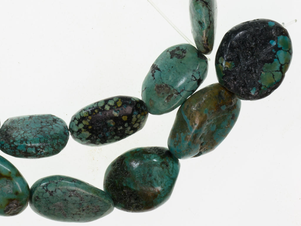 MST100,$0-$49, Brown, Green, Indo-tibetan turquoise, Teal, Tibetan turquoise, Tibetan yellow turquoise, turquoise bead, turquoise focal bead, turquoise pendant, Yellow