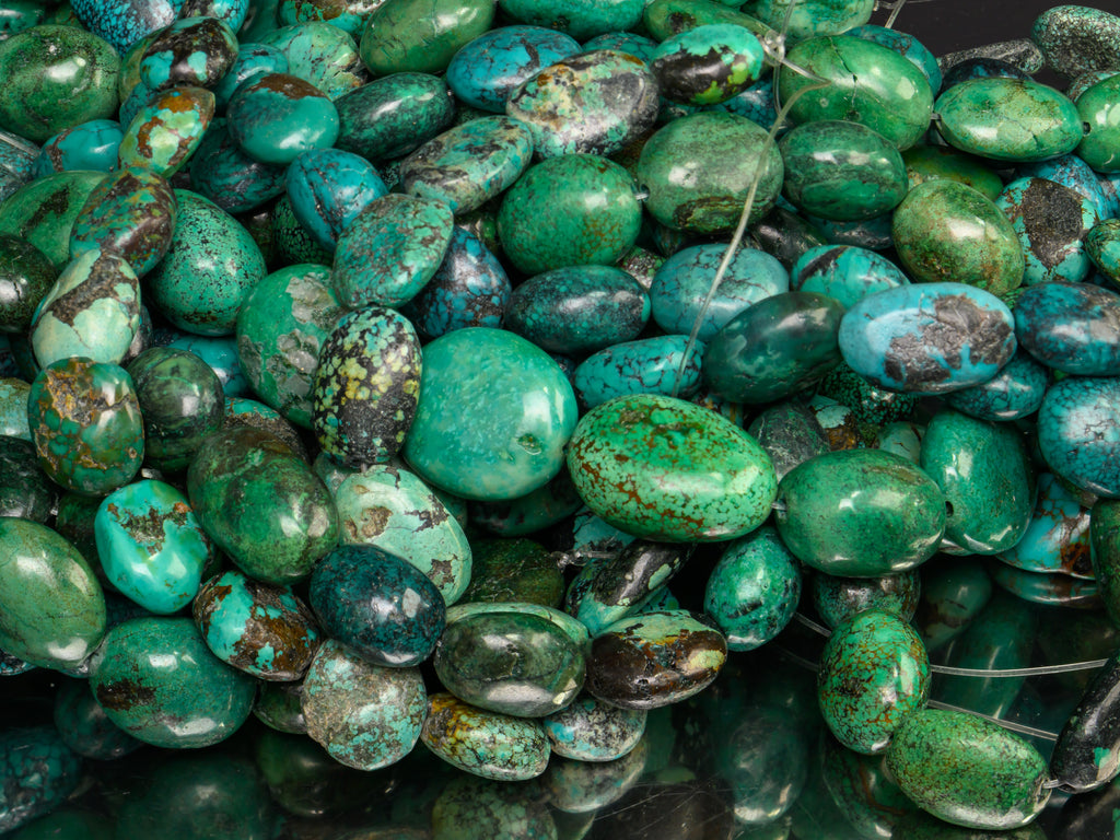 MST100,$0-$49, Brown, Green, Indo-tibetan turquoise, Teal, Tibetan turquoise, Tibetan yellow turquoise, turquoise bead, turquoise focal bead, turquoise pendant, Yellow