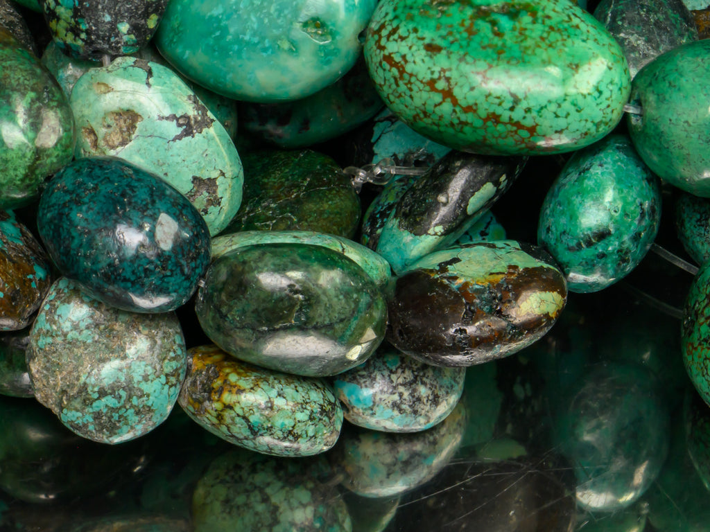 MST100,$0-$49, Brown, Green, Indo-tibetan turquoise, Teal, Tibetan turquoise, Tibetan yellow turquoise, turquoise bead, turquoise focal bead, turquoise pendant, Yellow