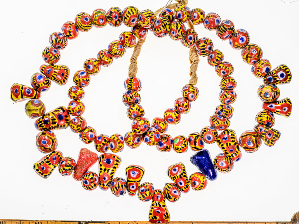 AEU130,New, Kiffa Beads, Mauritanian Kiffa, Mauritanian Beads, Kiffa Beads, Kiffa Glass Collectible Beads, Collectible Bead, blueBeads 