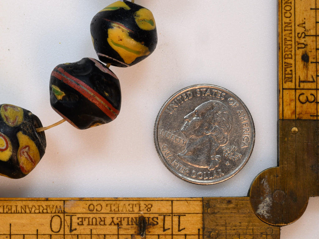 VAT120,African Bicone glass venetian beadsTrade Beads, African Trade Venetian, Antique Trade Beads, Collectible Beads, Old Venetian Beads