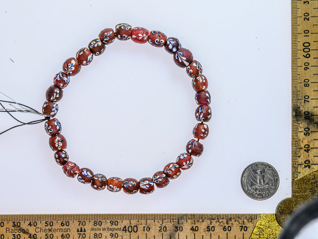 African Bicone glass venetian beadsTrade Beads, African Trade Venetian, Antique Trade Beads, Collectible Beads, Old Venetian Beads, Thousand Eye Beads, Venetian Eye beads, Venetian Skunk Beads