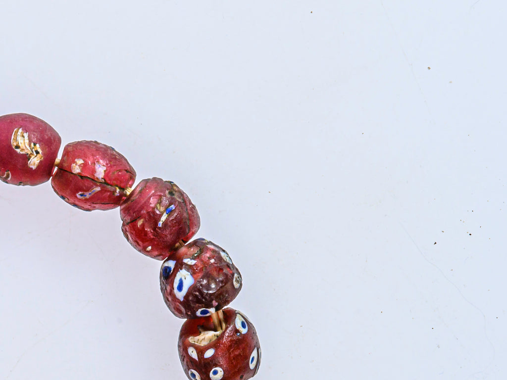 African Bicone glass venetian beadsTrade Beads, African Trade Venetian, Antique Trade Beads, Collectible Beads, Old Venetian Beads, Thousand Eye Beads, Venetian Eye beads, Venetian Skunk Beads