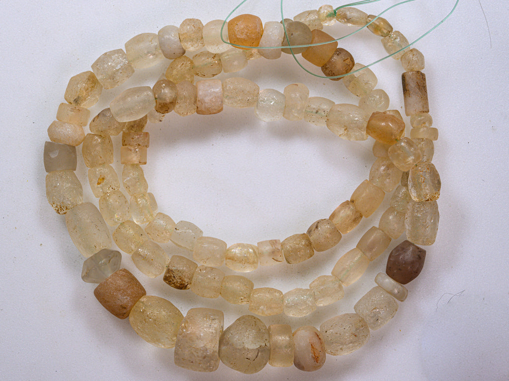 ancient rock crysrtal, ancient excavated d'jenne beads