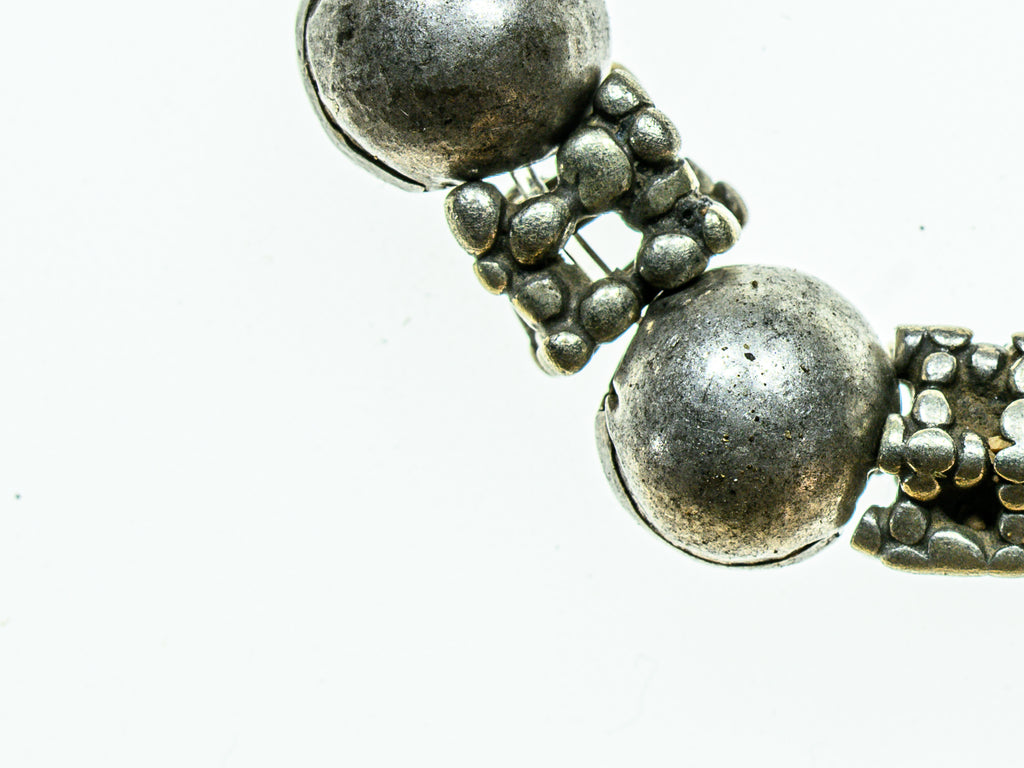 YMS500,Antique Yemeni Silver Beads, Ethnic Silver, Granulated Silver, Jewish Yemeni Silver, Vintage Yemeni Silver beads, Yemeni Silver